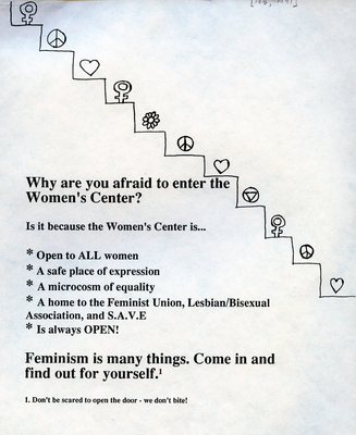 Why are you afraid to enter the Women's Center? (1991)