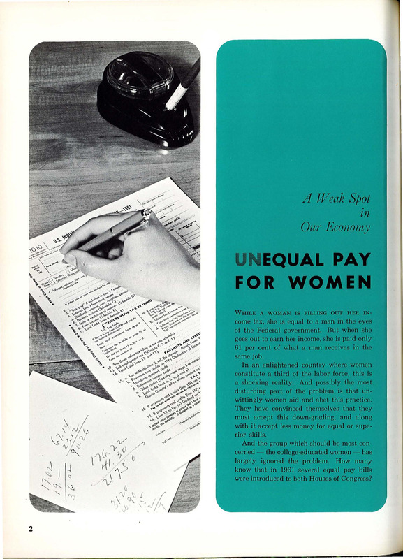 Unequal pay for women