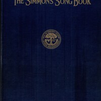 Front cover of the 1923 Simmons Song Book