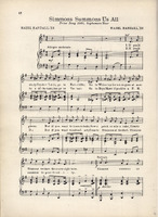 Simmons Summons Us All [sheet music]