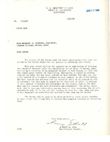 Correspondence between the Simmons College Registrar, Margaret M. Grimshaw, and Harry Edward Hull, Commissioner General of the Bureau of Immigration, 1926