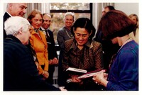 Princess Maha Chakri Sirindhorn visits Simmons College, 1992