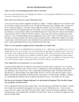 Stinson Interview