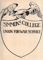 Simmons College Union for War Service crest