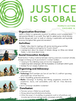 Justice is Global Social Innovation Poster