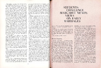 Students Challenge Margaret Mead’s views