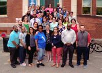 Staff photo at BTU school