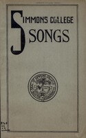 Front cover of the 1919 Simmons Song Book
