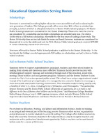 Simmons College Community Contribution Report