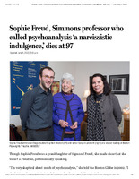 Sophie Freud, obituary June 2022 The Boston Globe.pdf