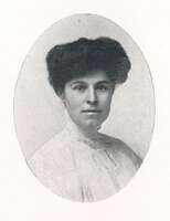 Eva Whiting White, President of the Student Guild, c. 1907