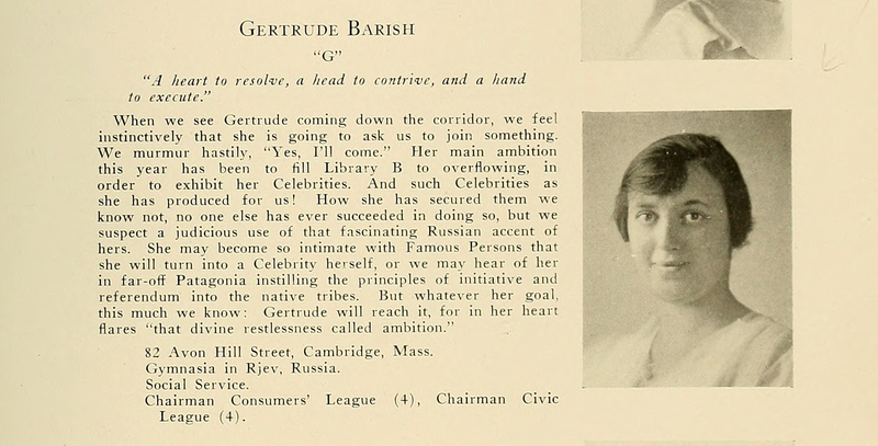 Gertrude Barish 1919 Microcosm.jpg