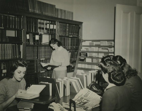 School of Social Work library, 1945